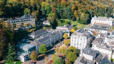Panorama du Berceau de la Source, Les Grands Thermes, Aquensis